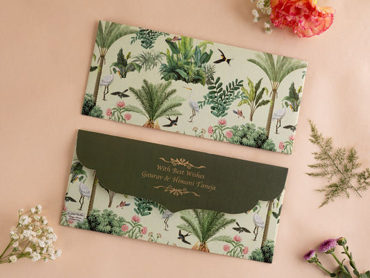 Garden of Birds Themed Money Envelopes