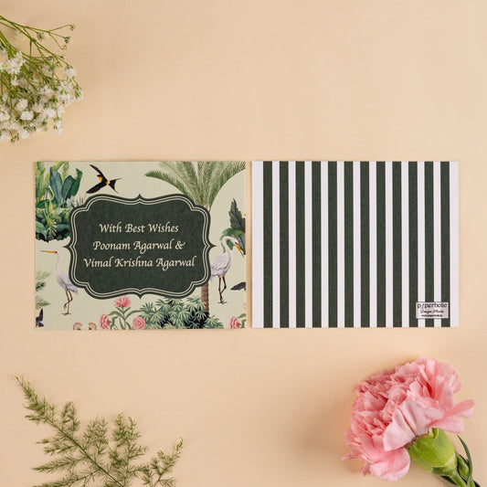 Garden of Birds Themed Flat Tags