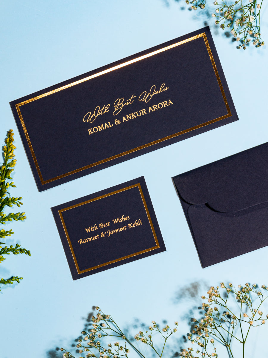 Gold Foiled Border Themed Gift Box