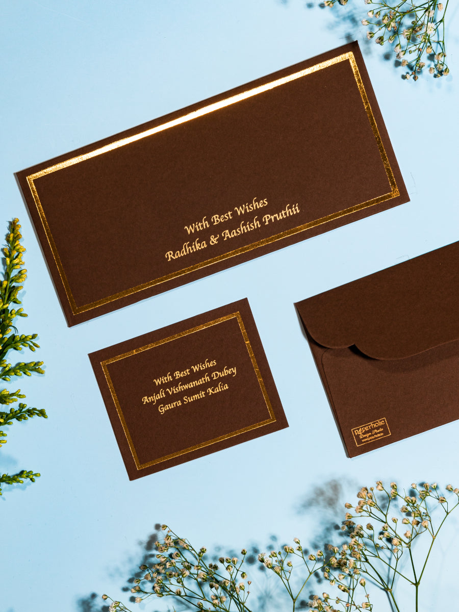 Gold Foiled Border Themed Gift Box