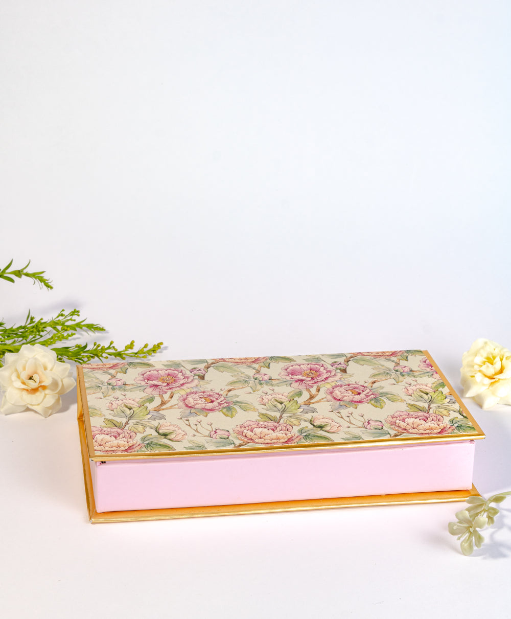 Chinese Floral Design Cash/Gaddi Box