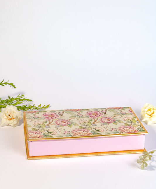 Chinese Floral Design Cash/Gaddi Box