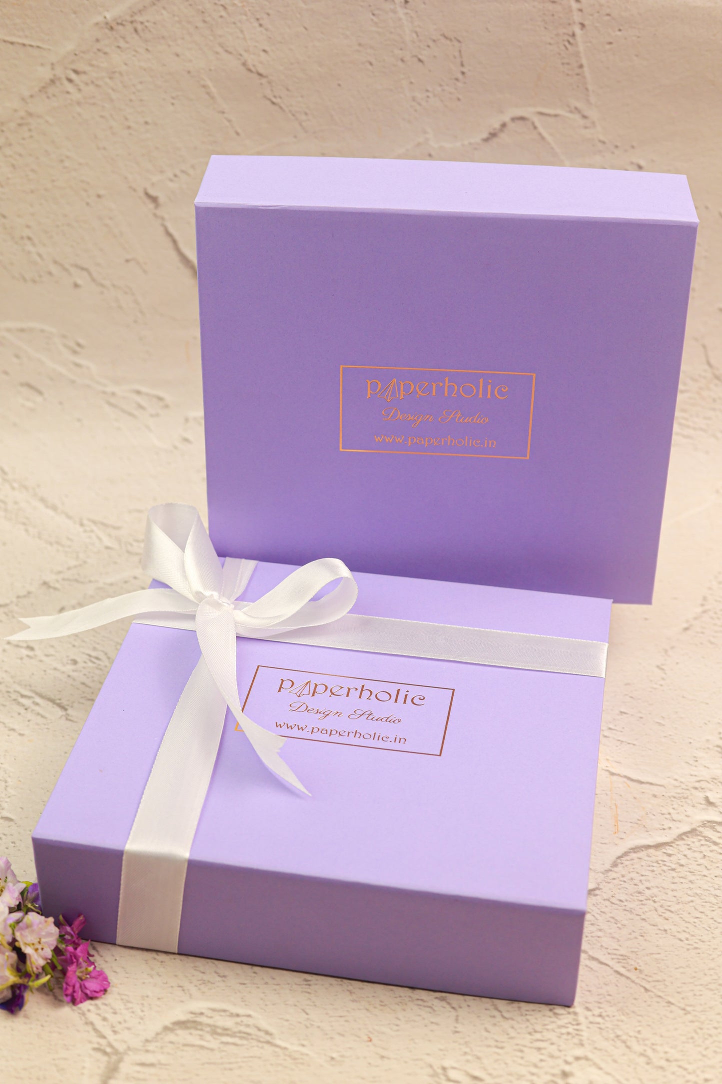 Gold Foiled Border Themed Gift Box