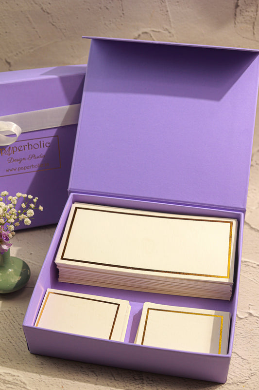 Gold Foiled Border Themed Gift Box