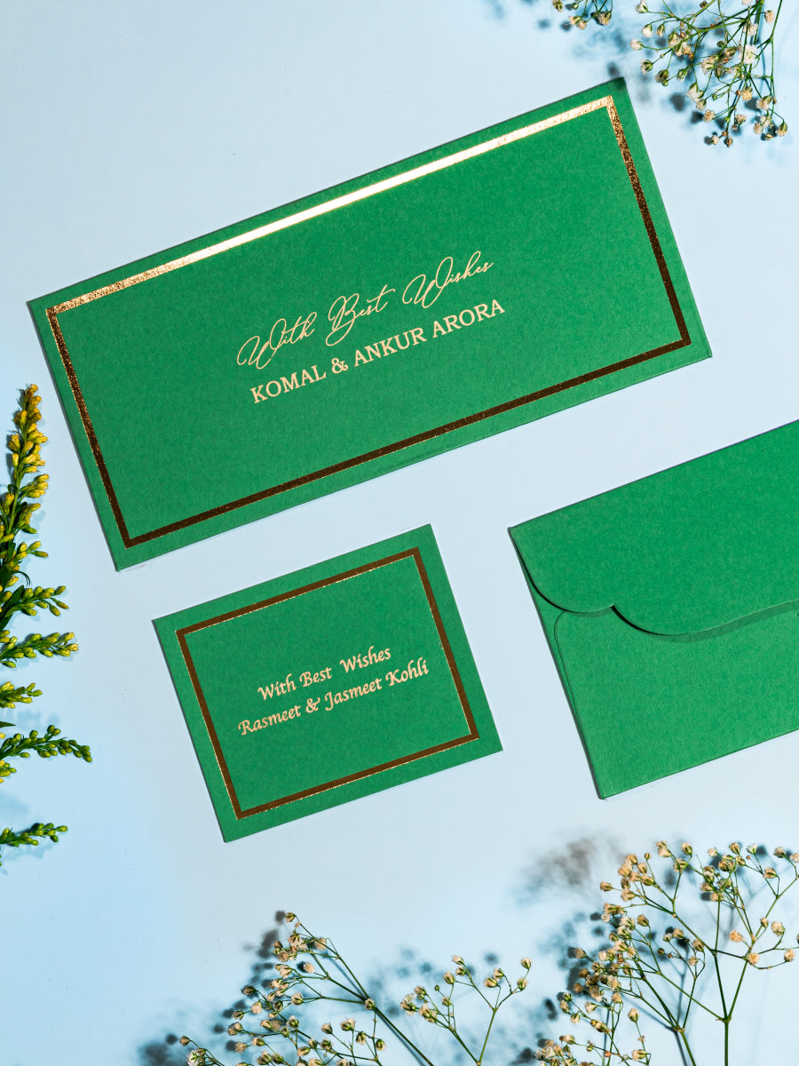 Gold Foiled Border Themed Gift Box