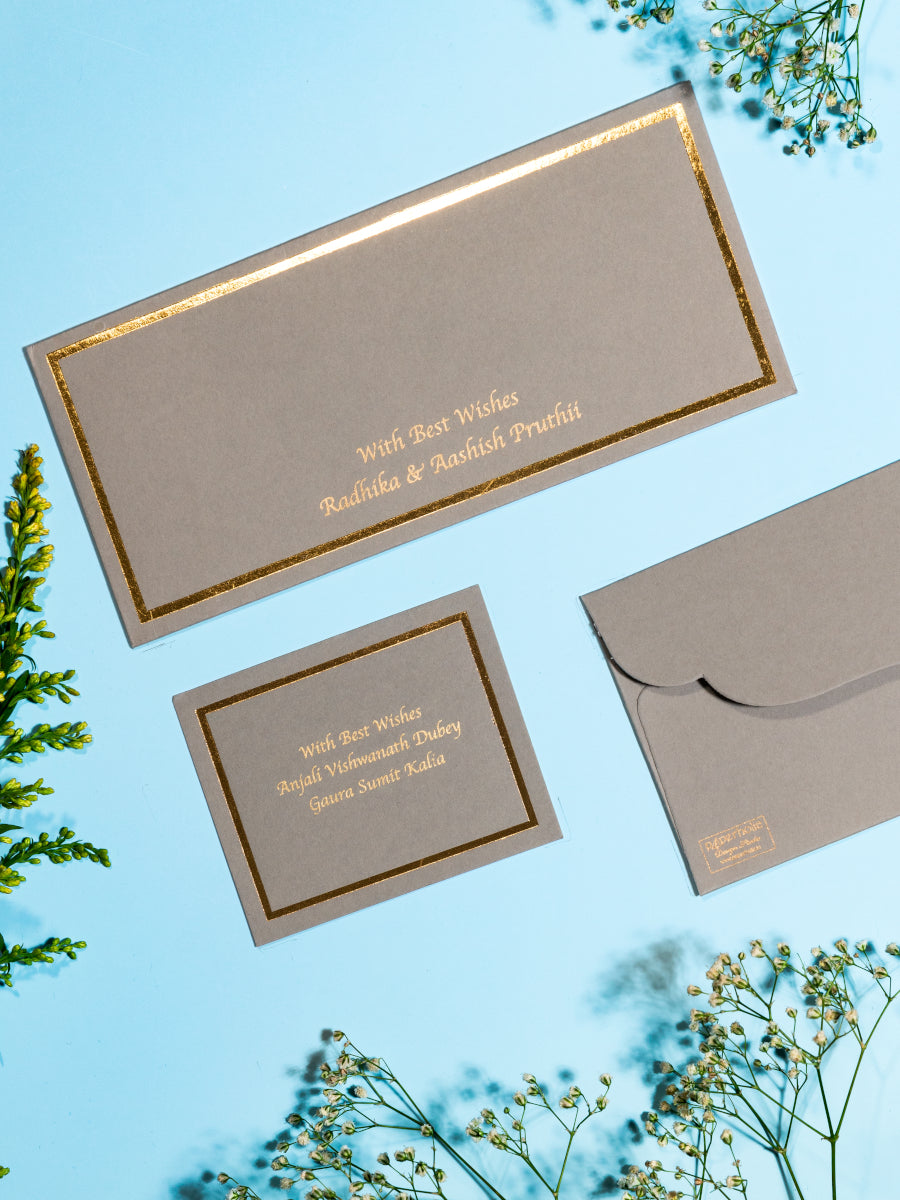 Gold Foiled Border Themed Gift Box