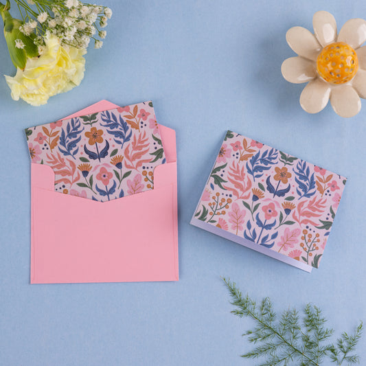 Gulmohar Themed Folded Tags