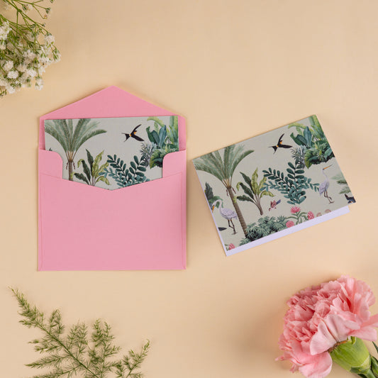 Garden of Birds Themed Folded Tags