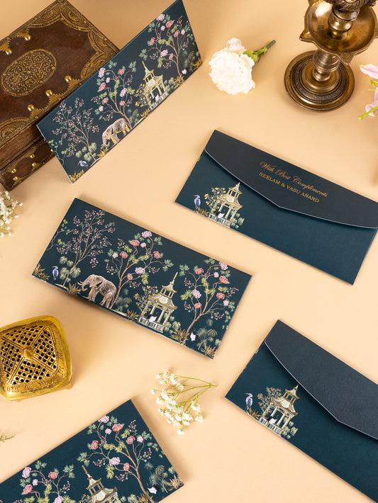 Heritage Bloom Themed Money Envelopes