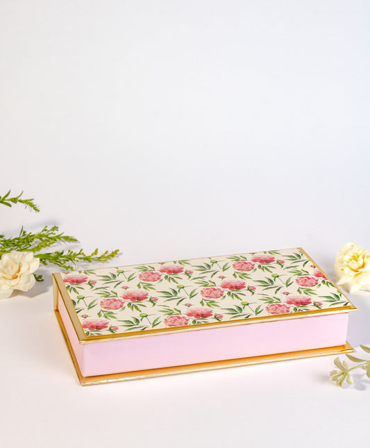 Peonies Design Cash/Gaddi Box