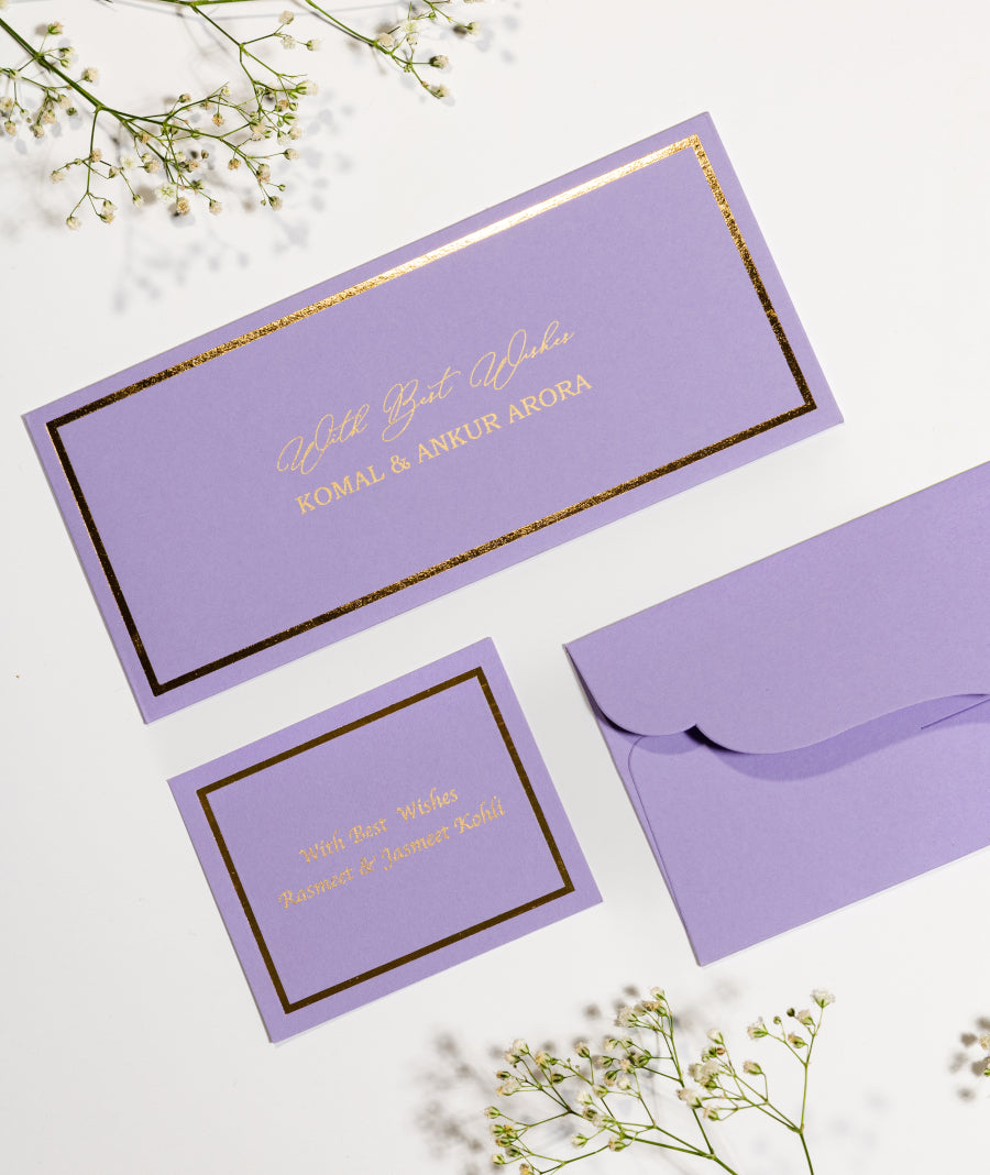 Gold Foiled Border Themed Gift Box