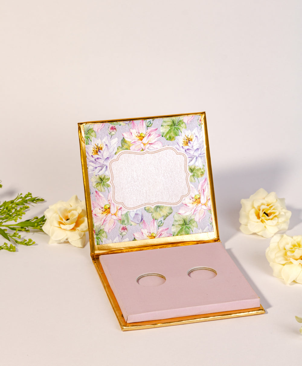 Purple Lotus Design Coin/Ginni Box