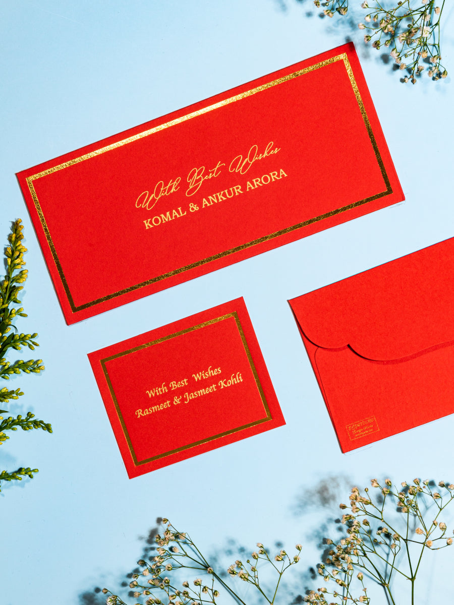 Gold Foiled Border Themed Gift Box