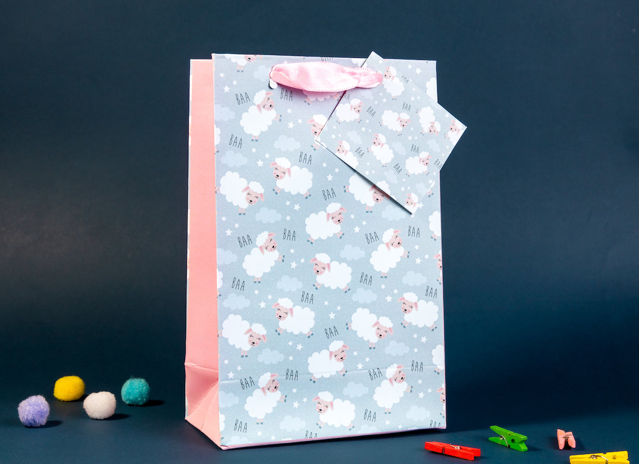 Sheep Theme Gift Bags Small