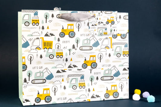 Truck Theme Gift Bag Medium