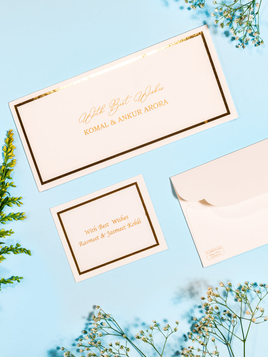 Gold Foiled Border Themed Gift Box