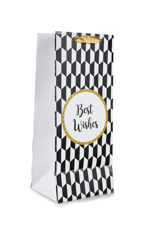 Monochrome Theme Wine/Bottle Bags