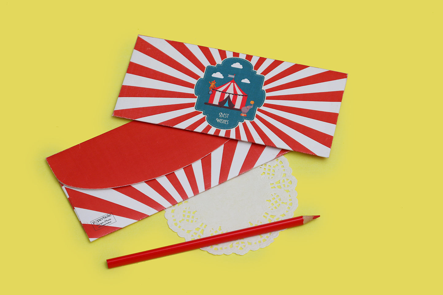Circus Theme Money Envelopes