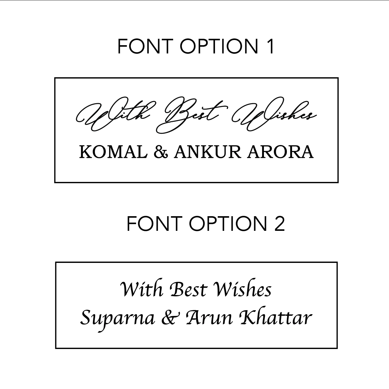 Chevron Theme Personalized Gold Foiled Envelope & Folded Tag Combo