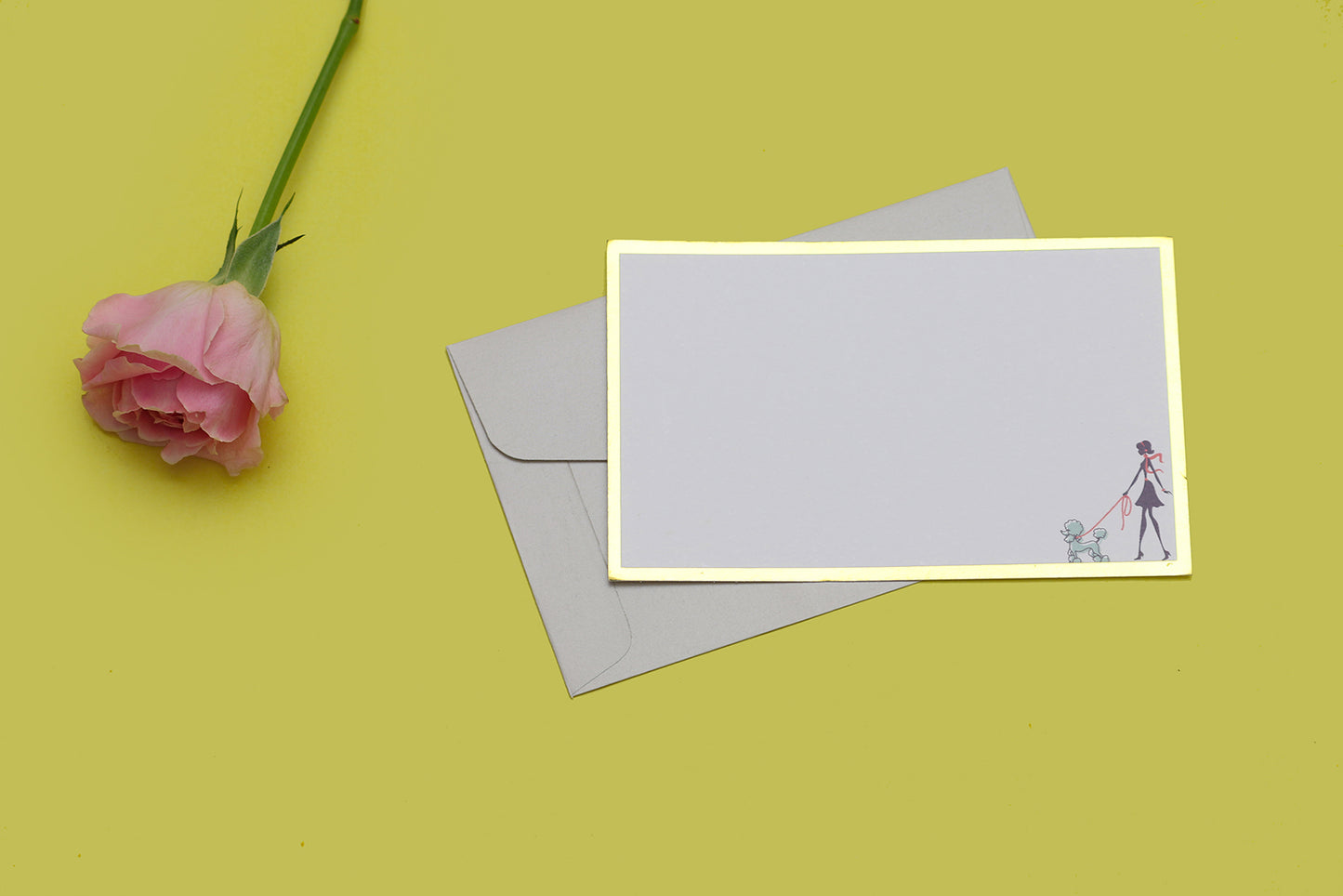 Parisian Girl Theme Notecards