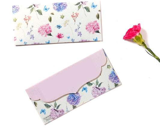 Hydrangea Design Personalized Money/Shagun Envelopes