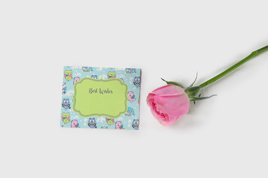 Owl Theme Flat Gift Tags