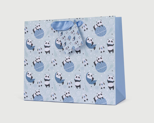 Space Panda Theme Gift Bag Medium