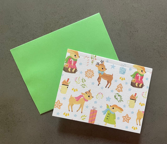 Winter theme Folded Gift Tags