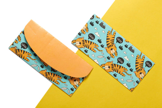 Tiger Theme Money Envelopes