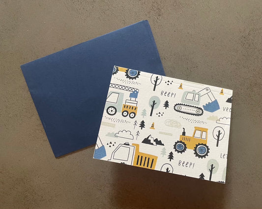 Trucks Theme Folded Gift Tags