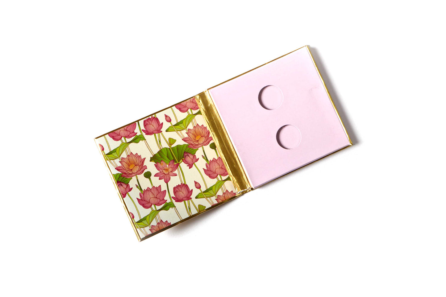 White Lotus Design Coin/Ginni Box