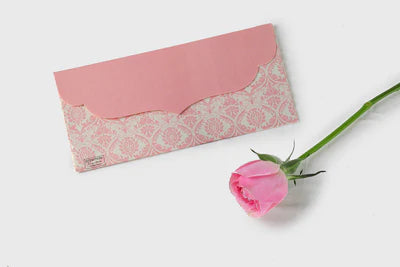 Pink Damask Design Money/Shagun Envelopes
