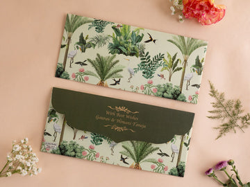 Garden of Birds Themed Money Envelopes