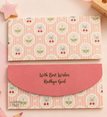 Cherry Bow Theme Money Envelopes