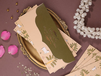 Pichwai Theme Money Envelopes