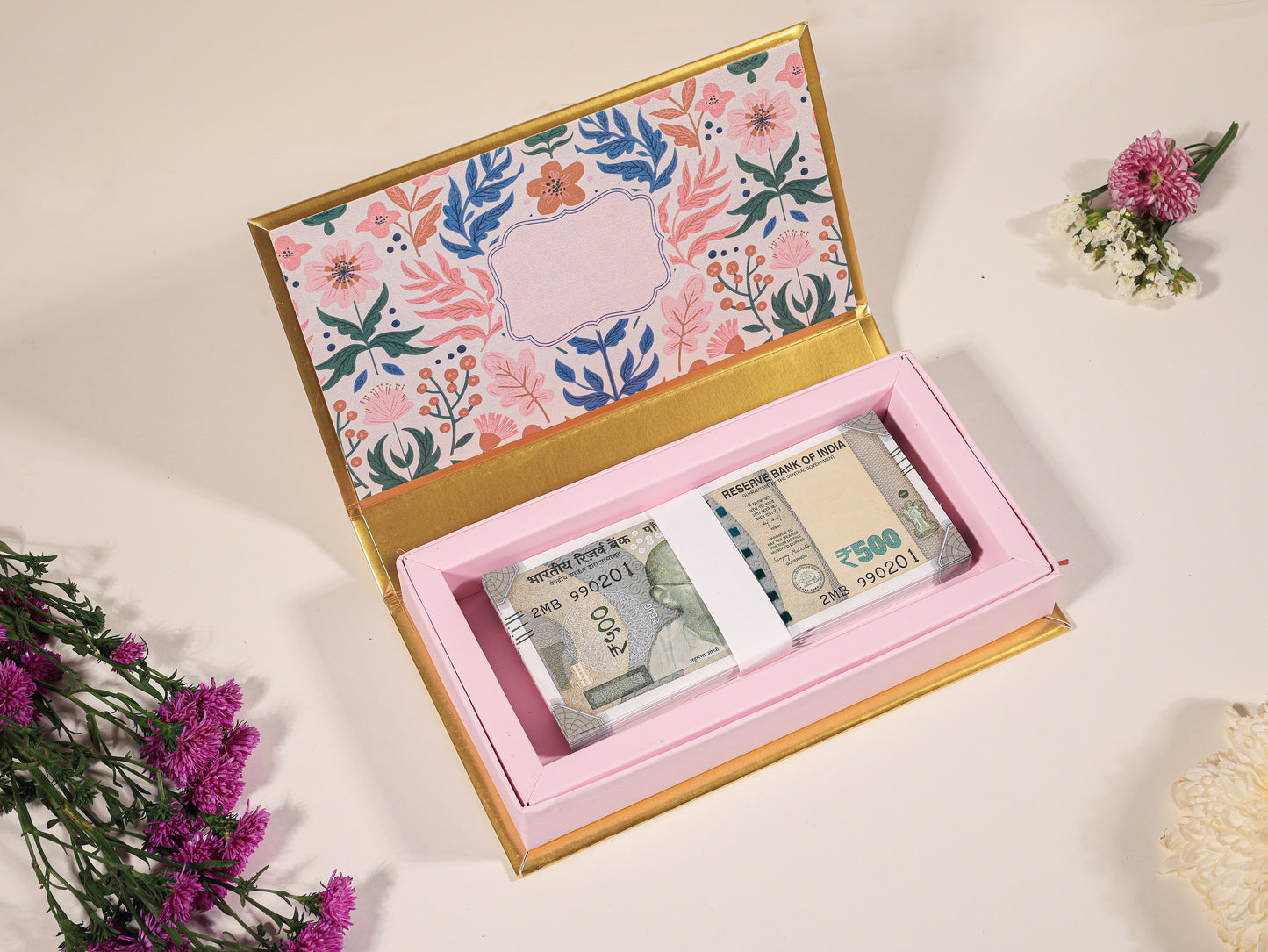 Gulmohar Theme Cash/Gaddi Box