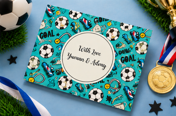 Football Theme Flat Gift Tags