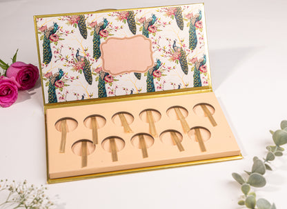 Peacock Design Eleven Ginni/Coin Box