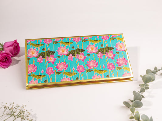 Blue Lotus Design Eleven Ginni/Coin Box