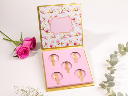 Floral Moroccan Design Five Ginni/Coin Box