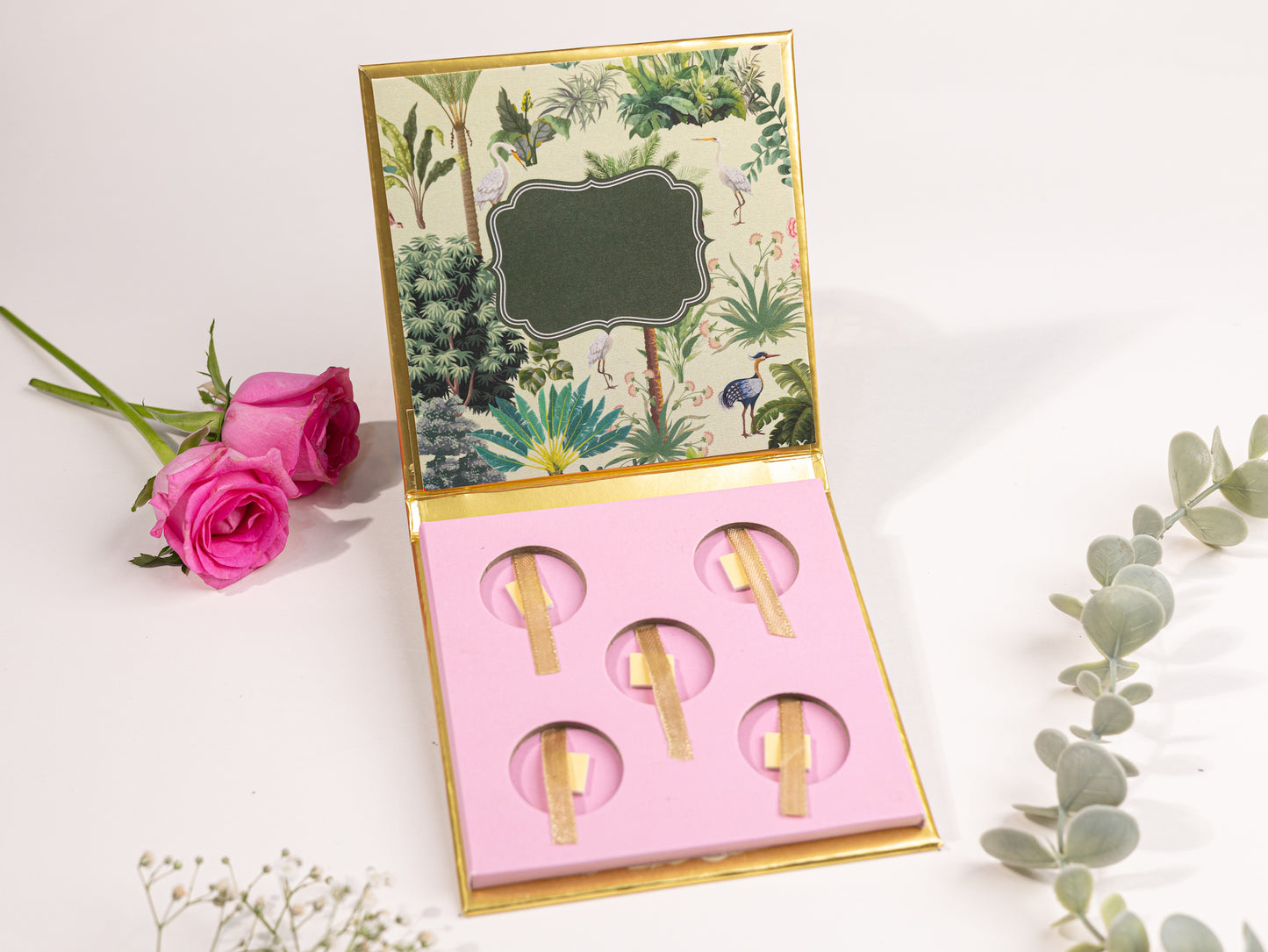 Garden of Birds Themed Five Ginni/Coin Box