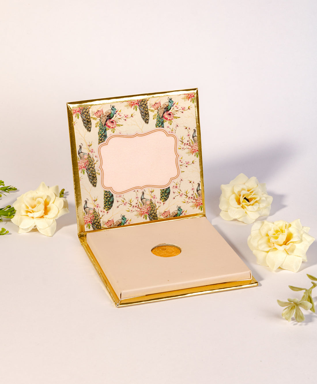 Peacock Design Single/Double Coin/Ginni Box