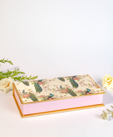 Peacock Design Cash/Gaddi Box