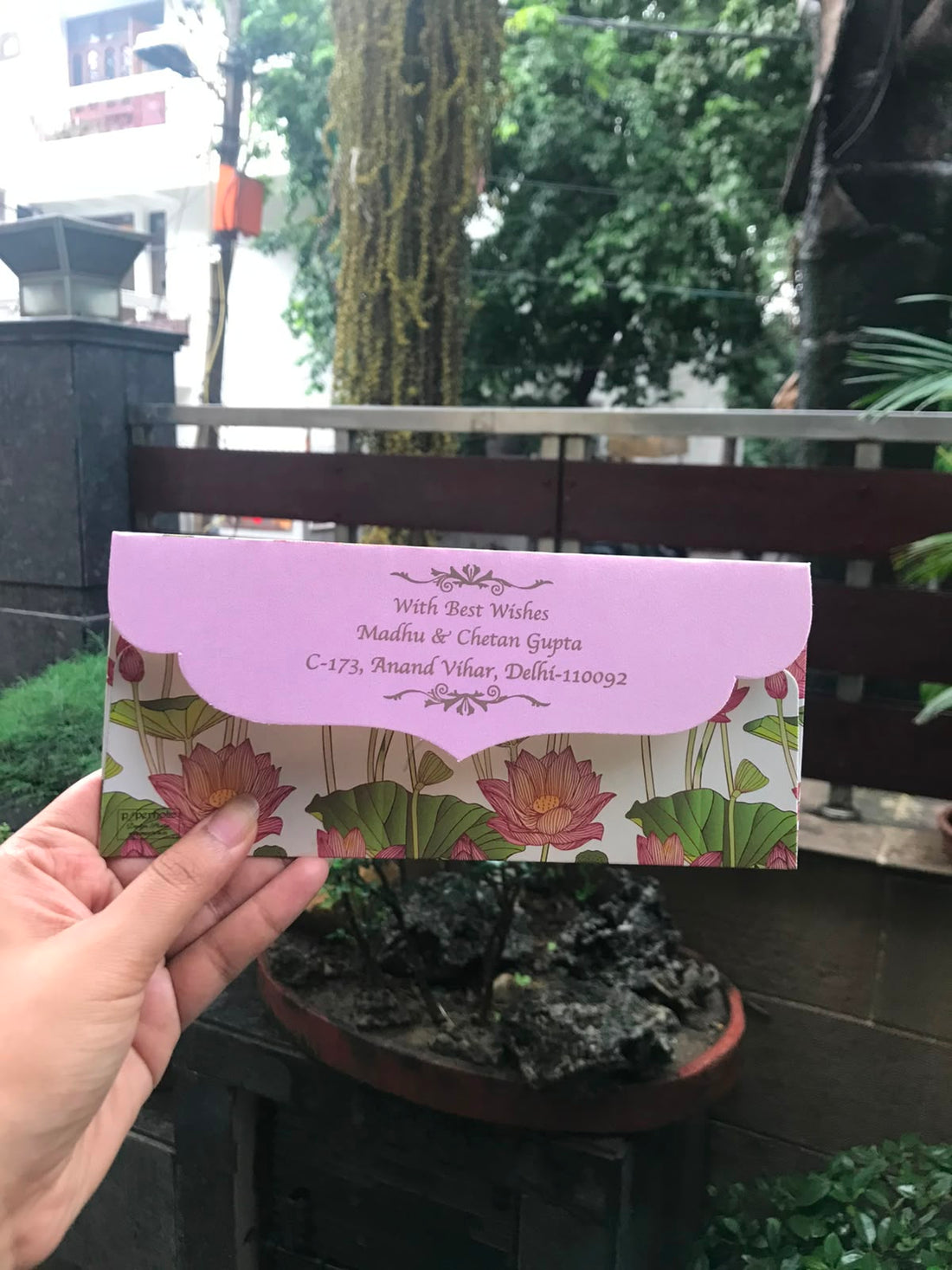 White Lotus Design Money/Shagun Envelopes