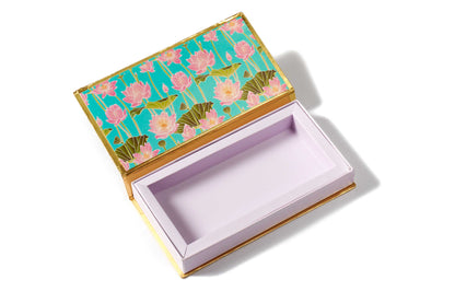 Blue Lotus Design Cash/Gaddi Box