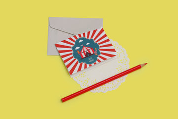 Circus Theme Folded Gift Tags