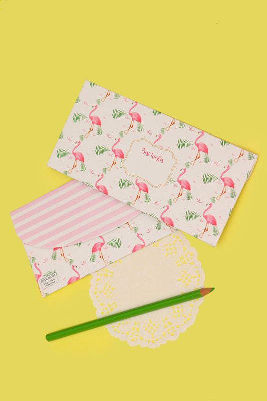 Flamingo Theme Money Envelopes
