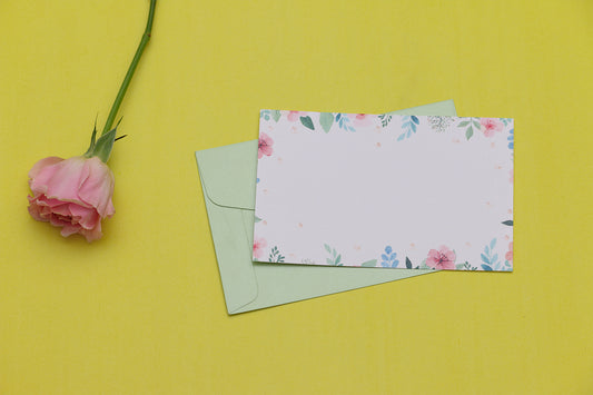 Floral Theme Notecards