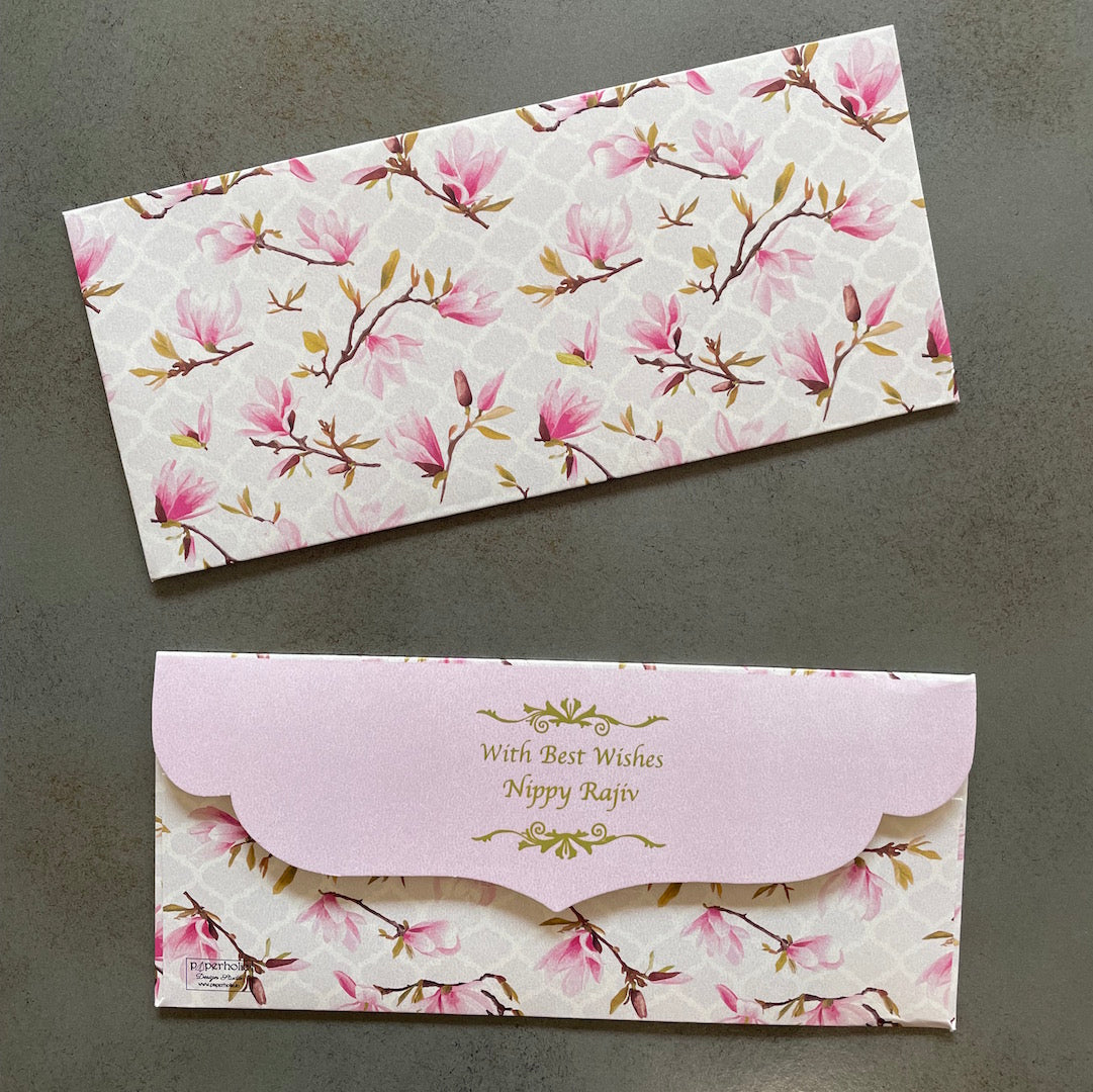 Floral Moroccan Design Money/Shagun Envelopes