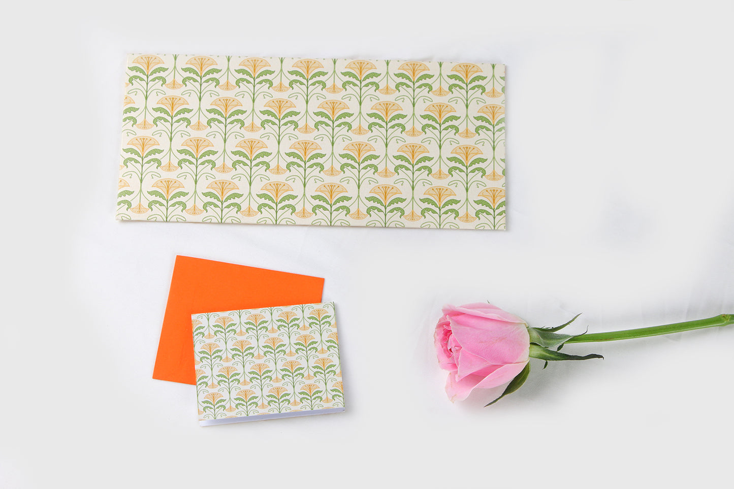 Garden Floral Design Envelope & Tag Combo